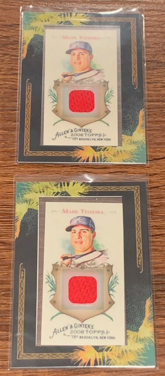 Mark Teixeira Bat and Jersey Relic 9 Card Lot Topps, Bowman, Fleer, Upper Deck
