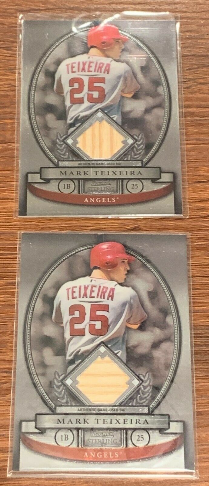 Mark Teixeira Bat and Jersey Relic 9 Card Lot Topps, Bowman, Fleer, Upper Deck