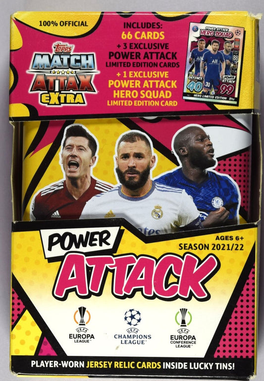 2021-22 Topps Power Attack Soccer Tin