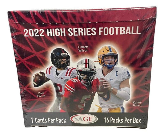 2022 Sage Hit High Series Football Hobby Box
