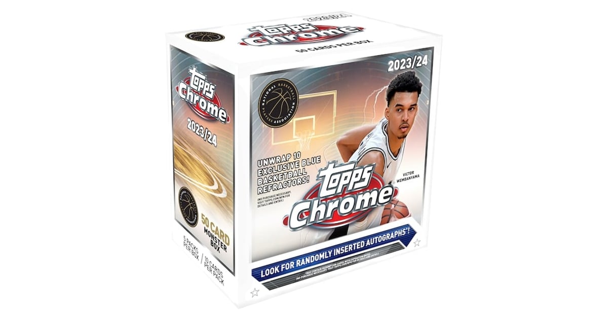 2023/24 Topps Chrome Basketball Monster Box