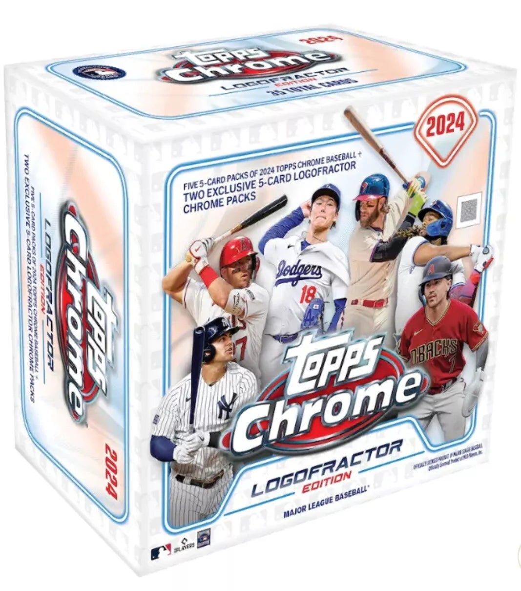 2024 Topps Chrome Logofractor Baseball Hobby Box