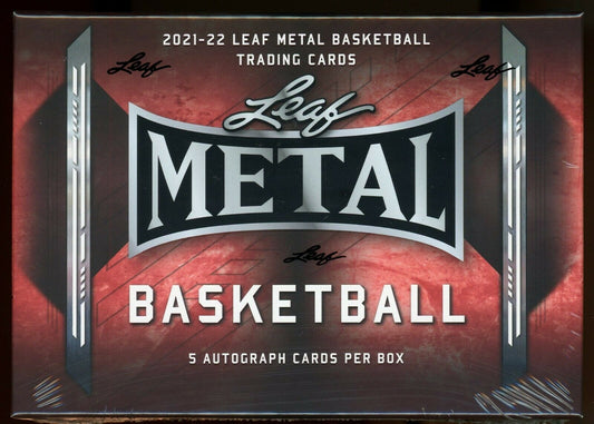 2021-22 Leaf Metal Basketball Hobby Box