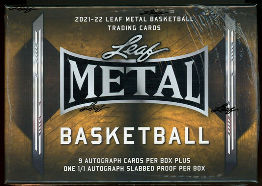2021-22 Leaf Metal Basketball Jumbo Box
