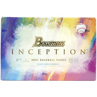 2021 Bowman Inception Baseball Hobby Box