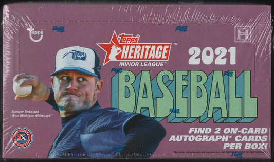 2021 Topps Heritage Minors Baseball Hobby Box