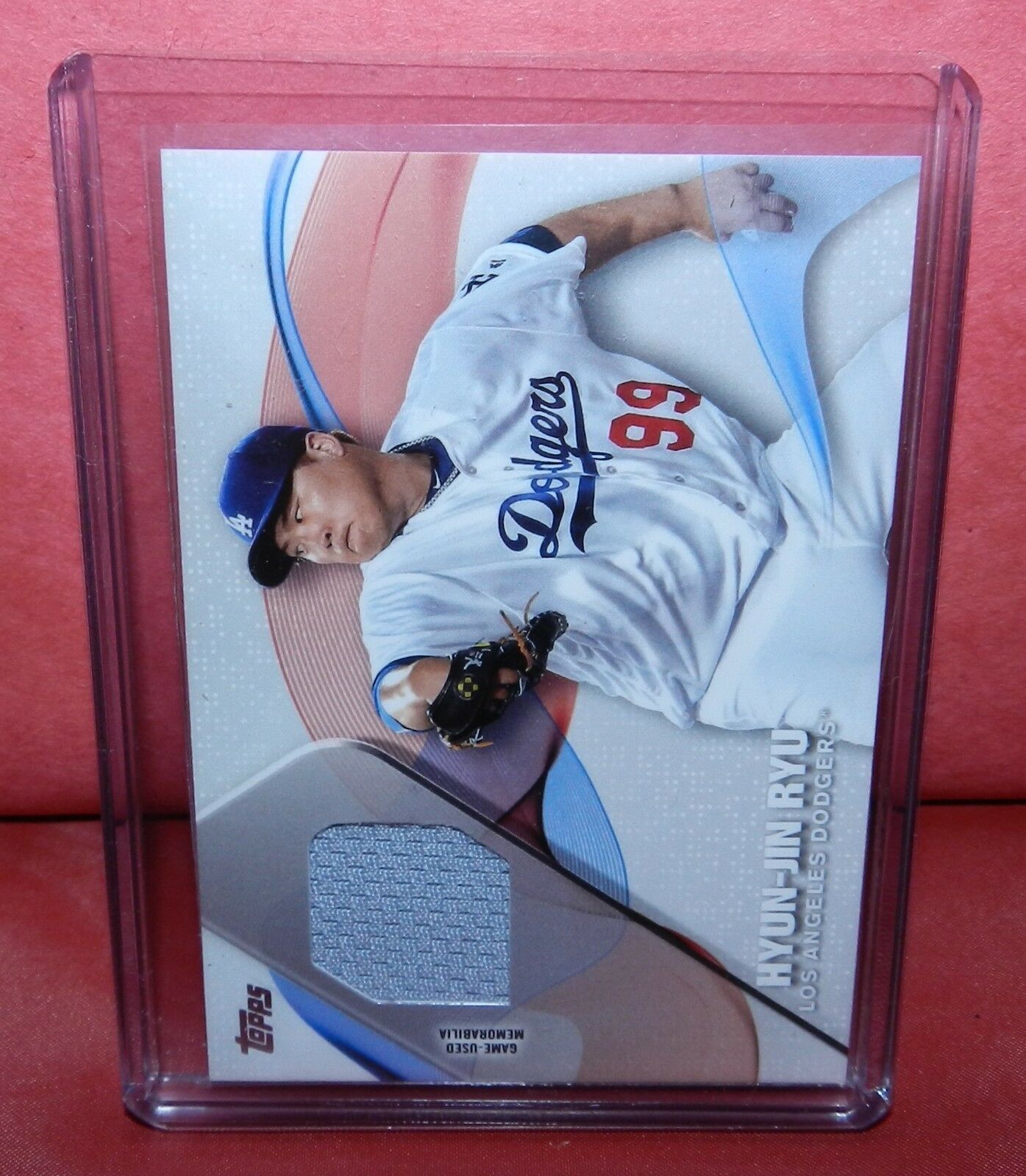 Hyun-Jin Ryu 2017 Topps Major League Milestones Relic #MLM-HJR