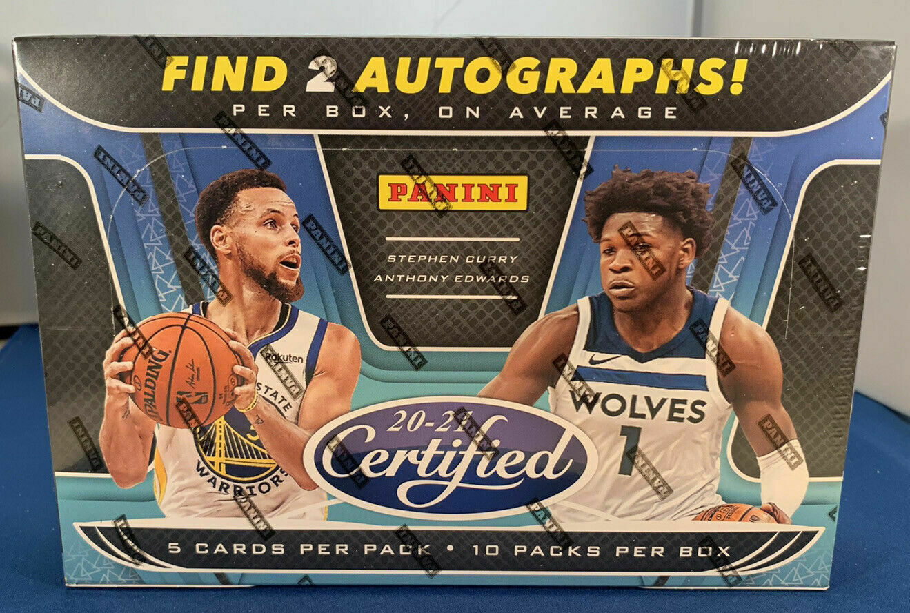 2020-2021 Panini Certified Factory Sealed Basketball Hobby Box