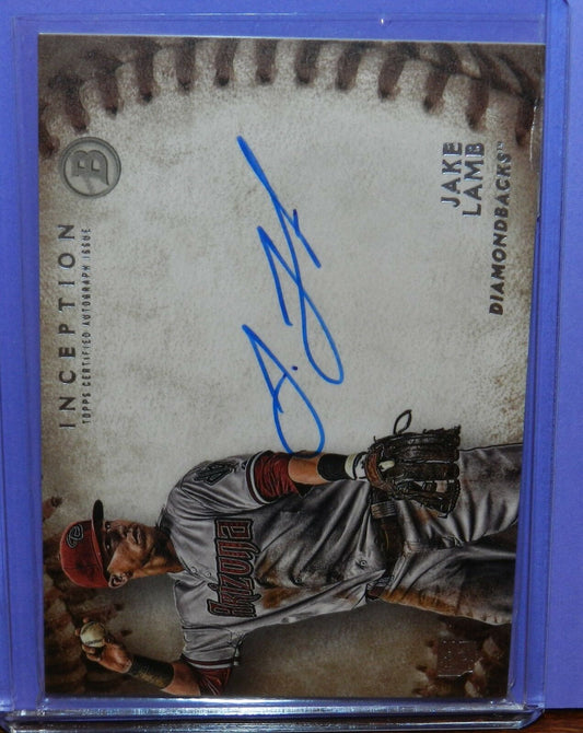 Jake Lamb 2015 Bowman Inception Autograph RA-JL