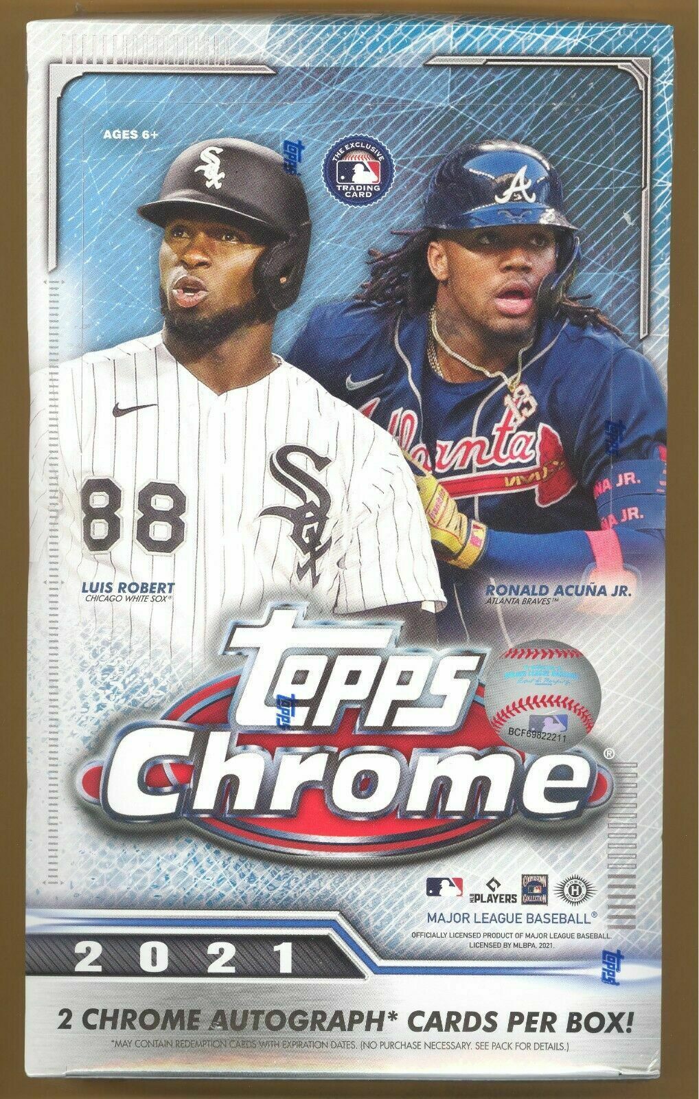 2021 Topps Chrome Baseball Hobby Box