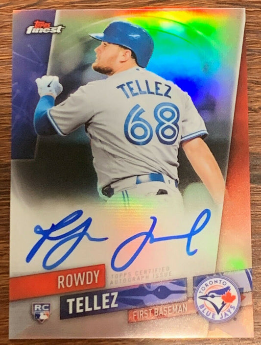 Rowdy Tellez 2019 Topps Finest Autograph FA-RT